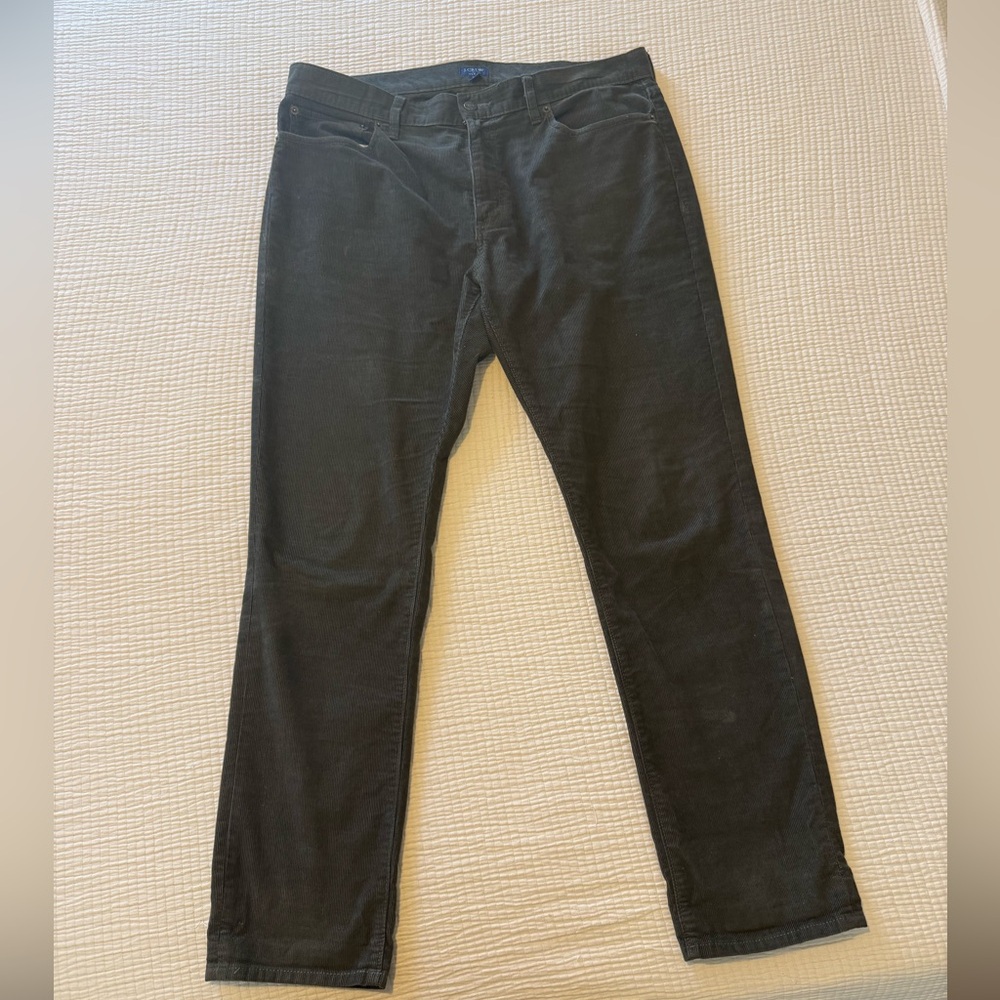 J. Crew Men's Dark Green Corduroy Pants